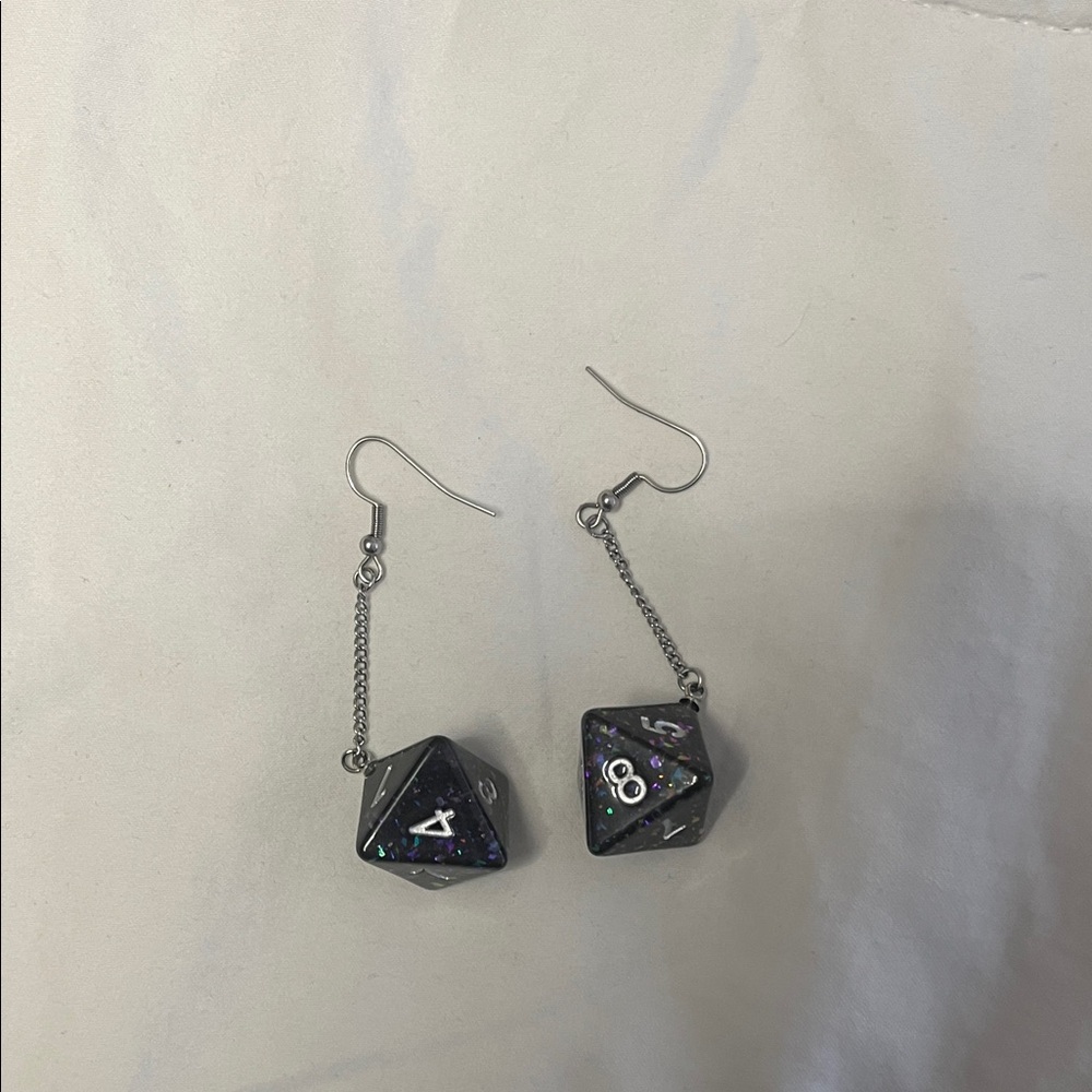 D20 Dice Earrings